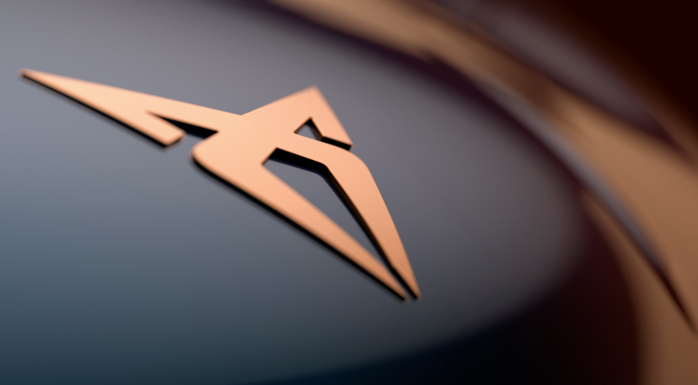 CUPRA Born full electric car CUPRA logo